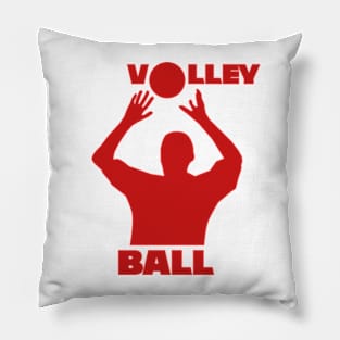 VOLLEYBALL SETTER COOL VOLLEYBALL PLAYER shirt GIFT FOR SON / FRIEND red Pillow