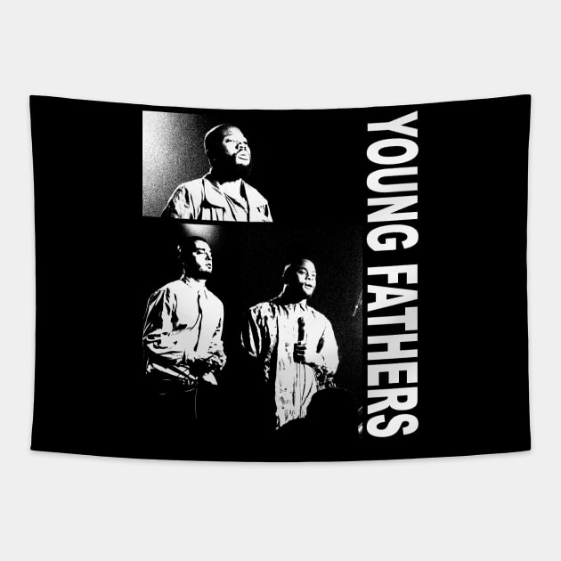 Young Fathers Tapestry by RansomNote