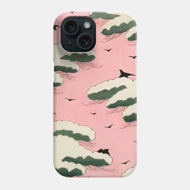Pink Sky Illustration Design Phone Case by CROWNLIGHT