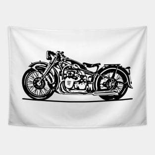 R12 Bike Sketch Art Tapestry