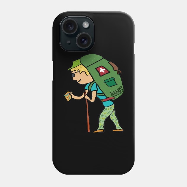 Backpacking Phone Case by Mark Ewbie