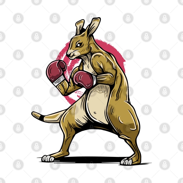 Kangaroo Boxing Jab and Punch by eijainspire