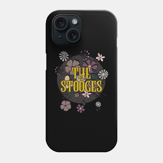 Aesthetic Stooges Proud Name Flowers Retro Styles Phone Case by BilodeauBlue