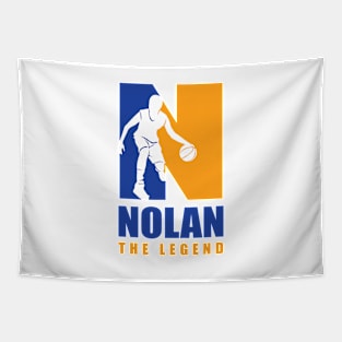 Nolan Custom Player Basketball Your Name The Legend Tapestry