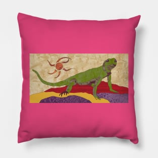 Fringe Toed Lizard Pillow