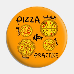 Pizza After Practice Pin