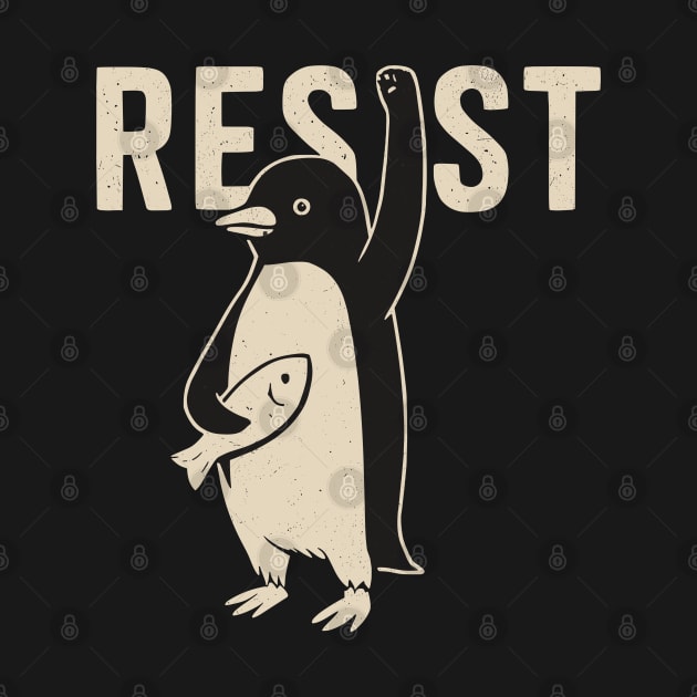 Resist-Penguin by Ethereal Collages