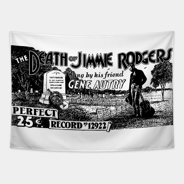 Jimmie Rodgers Tapestry by TheCosmicTradingPost