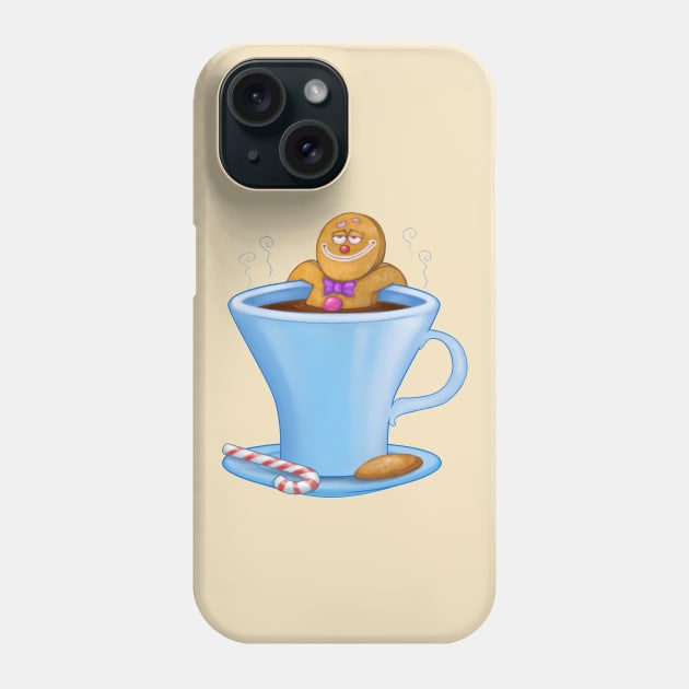 Gingerbread man Phone Case by medunetix