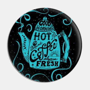 Retro Coffee Pot Pin