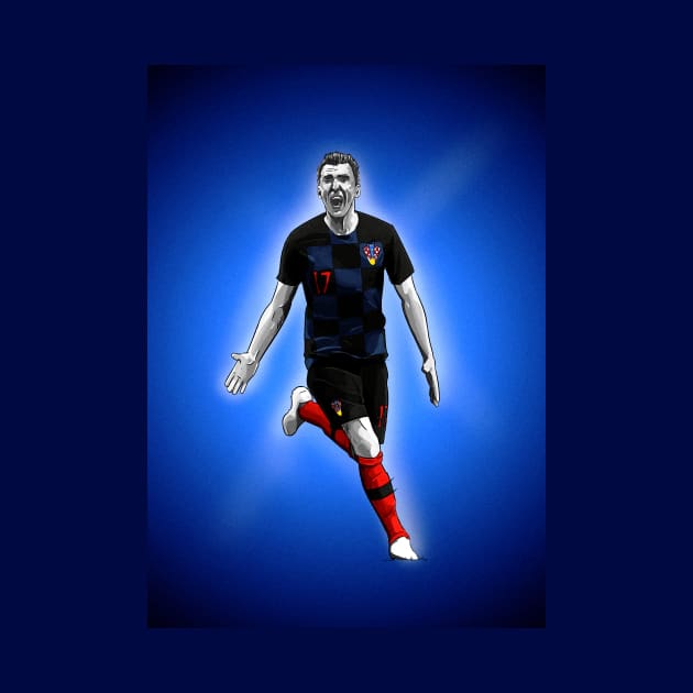 Mario Mandzukic - Croatia World Cup 2018 by barrymasterson