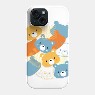 Abstract Cute Bear Cartoon Phone Case