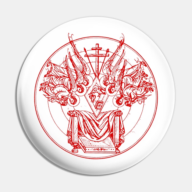 Hetoimasia | The Throne of Preparation Pin by EkromDesigns