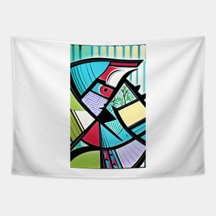 Geometric Color Pop Tapestry