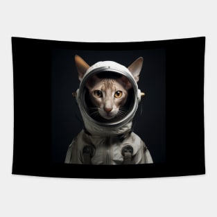 Astronaut Cat in Space - Oriental Shorthair Tapestry