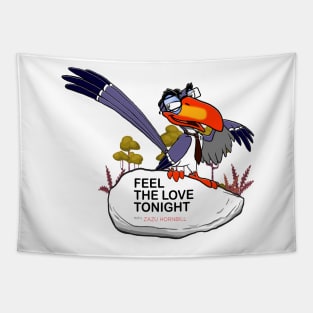 Feel The Love Tonight with Zazu Hornbill Tapestry