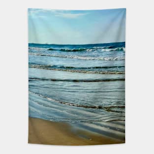 A Blue Patterned Sea Tapestry