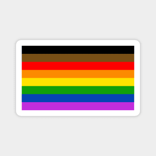 More Color More Pride Flag Magnet