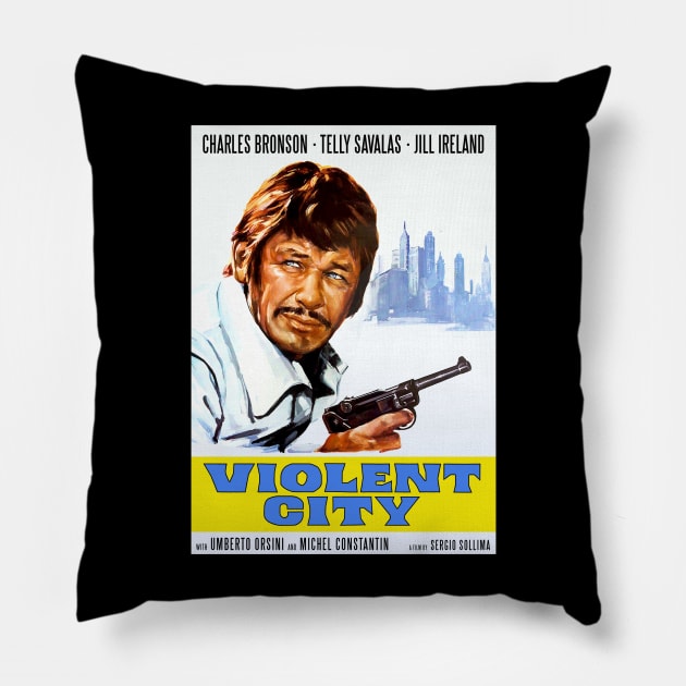 Violent City Pillow by Scum & Villainy