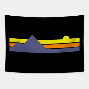 Striped Sunrise Tapestry