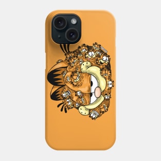 Cat on Cat Phone Case