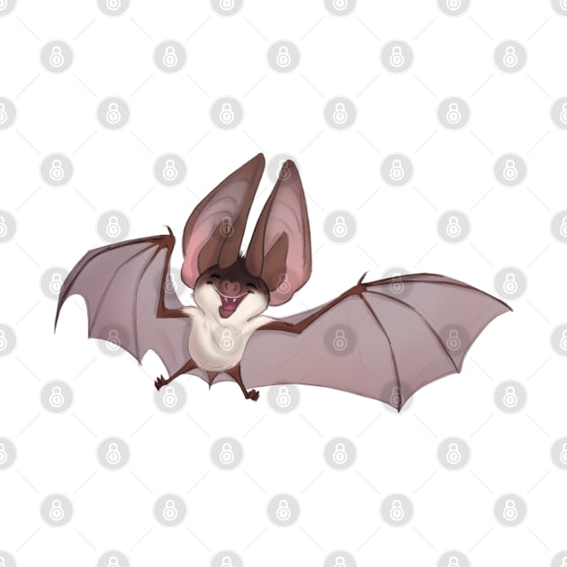 Grey long-eared bat by PaulaBS