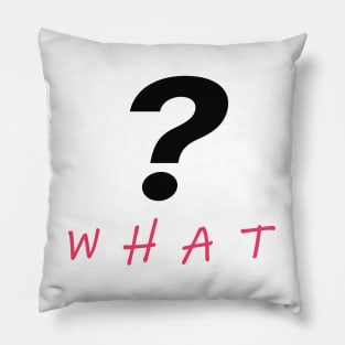 question mark Pillow