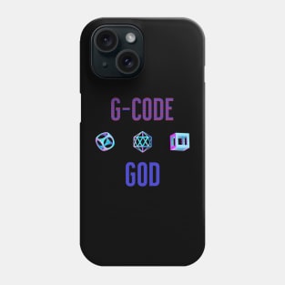 G-code God cnc operator programmer Phone Case