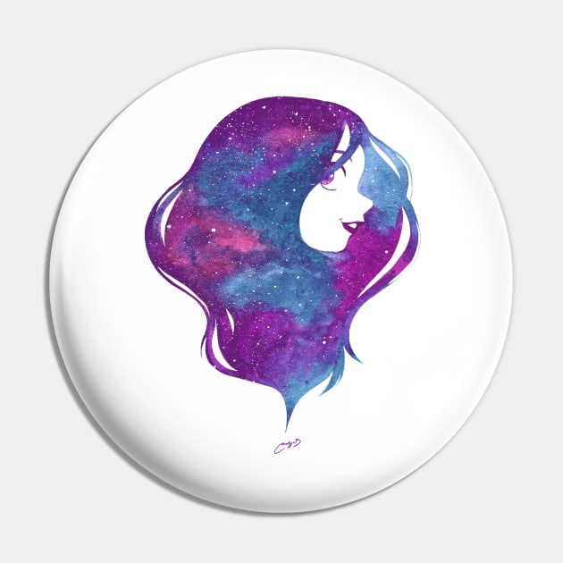 galaxy Pin by melivillosa