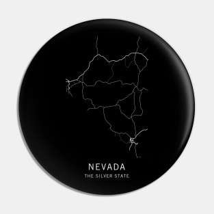Nevada State Road Map Pin