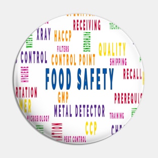 Food processing World food safety and quality poster Pin