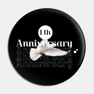 1 th anniversary wedding Pin