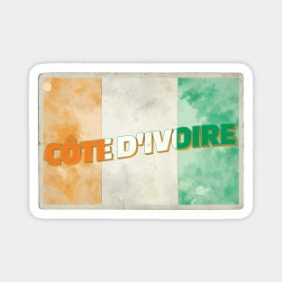 Cote D'Ivoire Vintage style retro souvenir Magnet