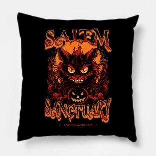Salem sanctuary for wayward cats Pillow