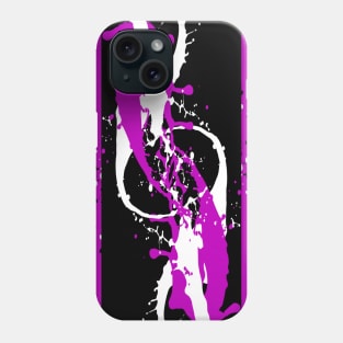 Pink paint splashes Phone Case