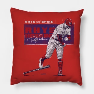 Rhys Hoskins Philadelphia Rhys And Spike Pillow