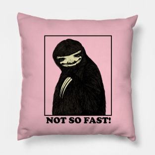 Not So Fast! Sloth Pillow