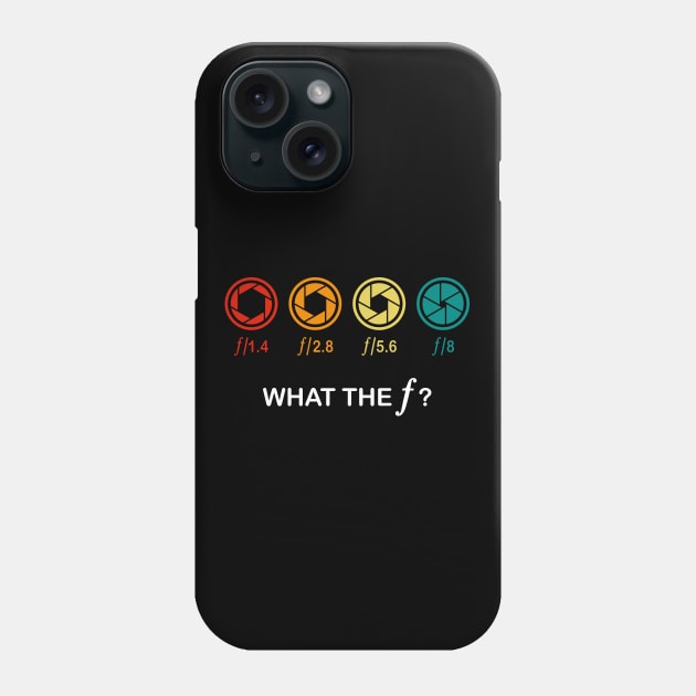 What The F Photographie F-Stop Gift Phone Case by Delightful Designs