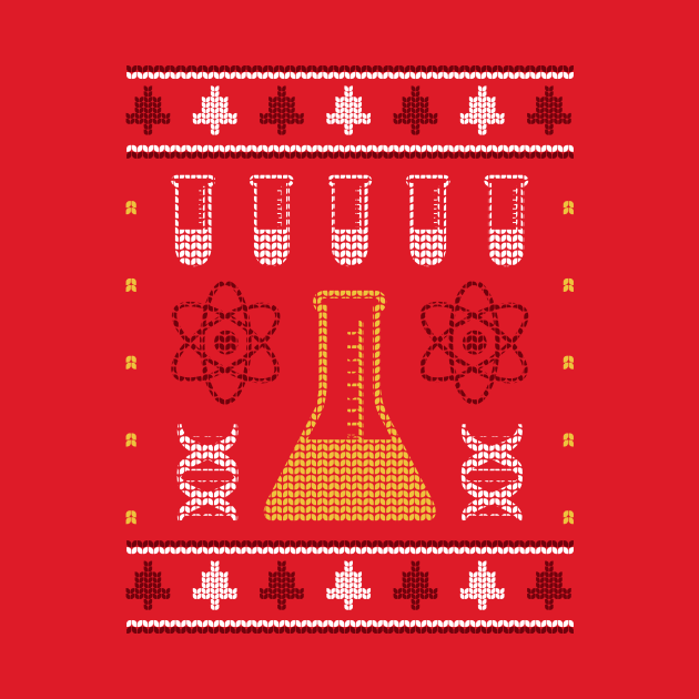 Chemistry Ugly Christmas Sweater Style by SLAG_Creative