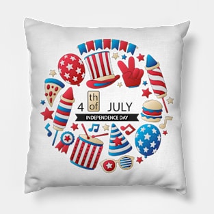 Independence Day 4th July Pillow