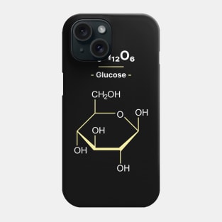 Glucose Chemical Formula C6H15O6 Phone Case