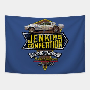 Jenkins Competition Racing Engines // 50s Vintage Tapestry