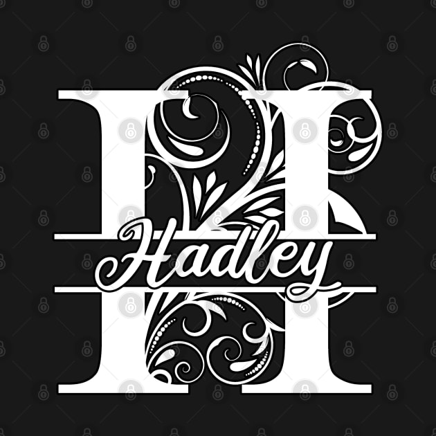 Personalized Name Monogram H - Hadley - Letter H White by MysticMagpie