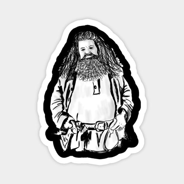 Rúbeo Hagrid Magnet by Diyutaka