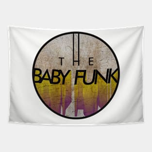 THE BABY FUNK - VINTAGE YELLOW CIRCLE Tapestry