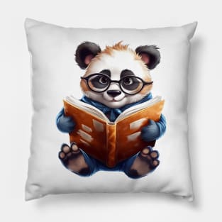 Panda with Book Pillow