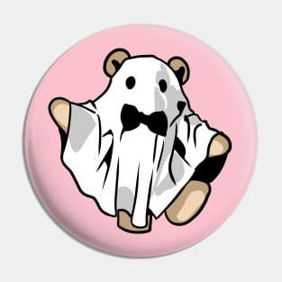 Cute Bears Ghost Costume Design Pin