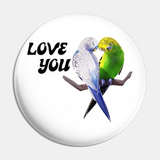 Lovebirds Pin