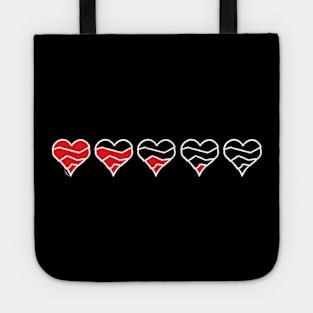 five hearts v2 Tote