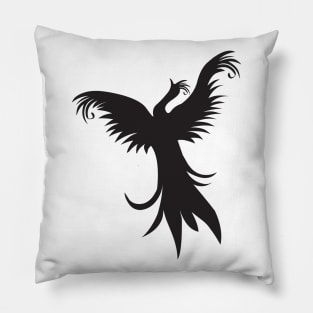 Flying Bird Tattoo Art Pillow